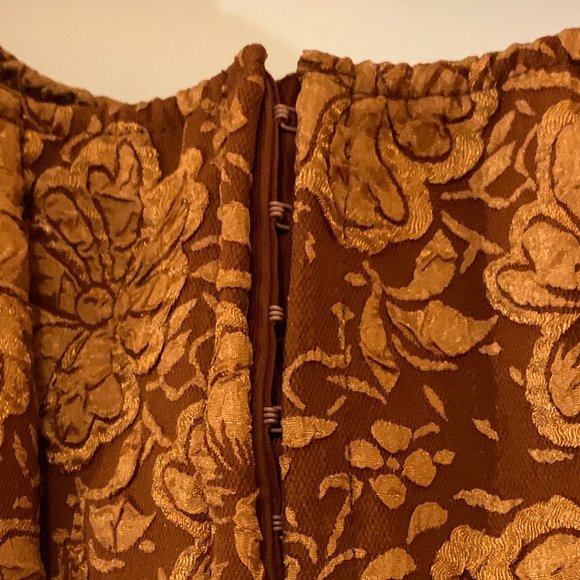 Brocade Crop Top sz XS - Picture 3 of 4